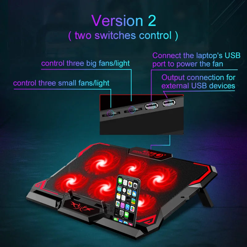 Laptop Cooling Pad Notebook  17inch Gaming