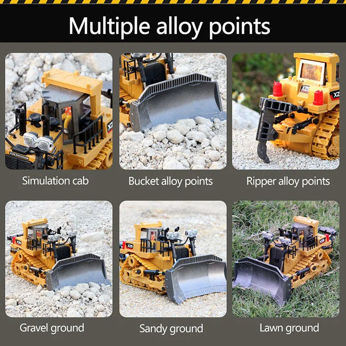 Excavator Dump Truck RC Model Car Toy 2.4G Remote Control