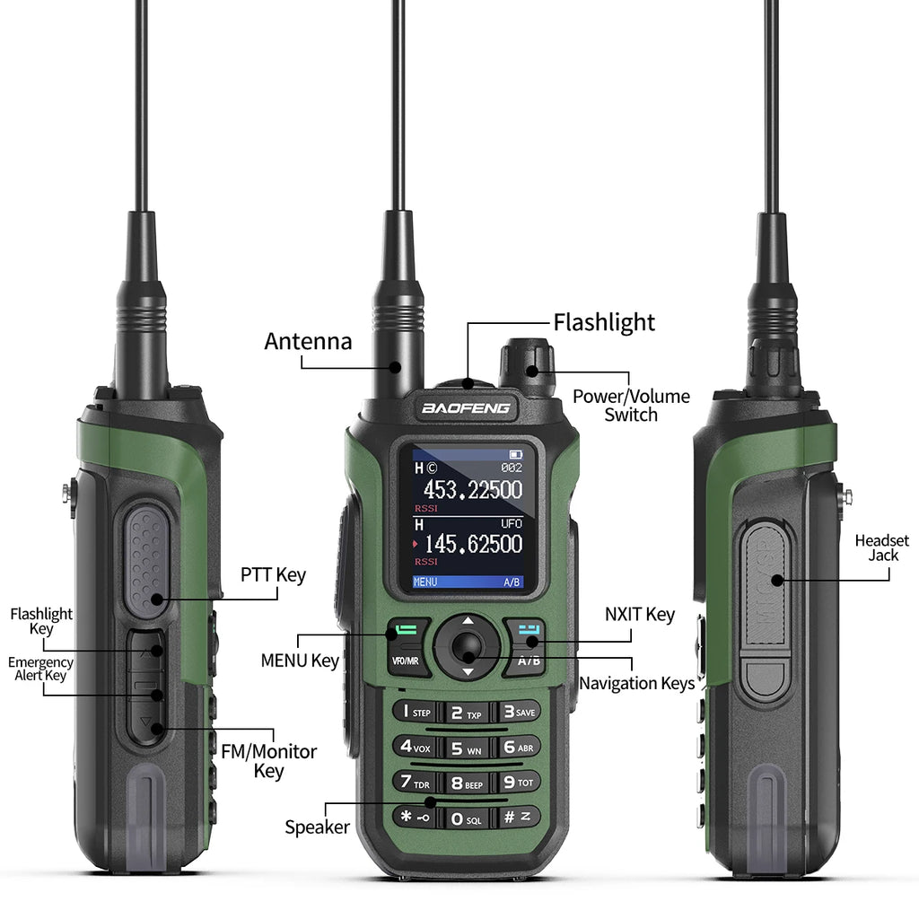 Walkie Talkie 16 KM Baofeng UV 21 Pro