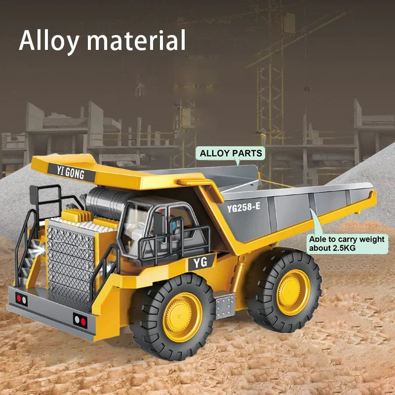 Excavator Dump Truck RC Model Car Toy 2.4G Remote Control