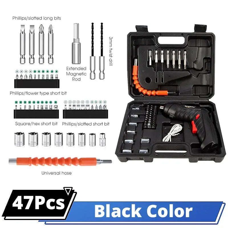 Electric screw driver Mini Household Electric Drill Rotated Cordless Screwdriver