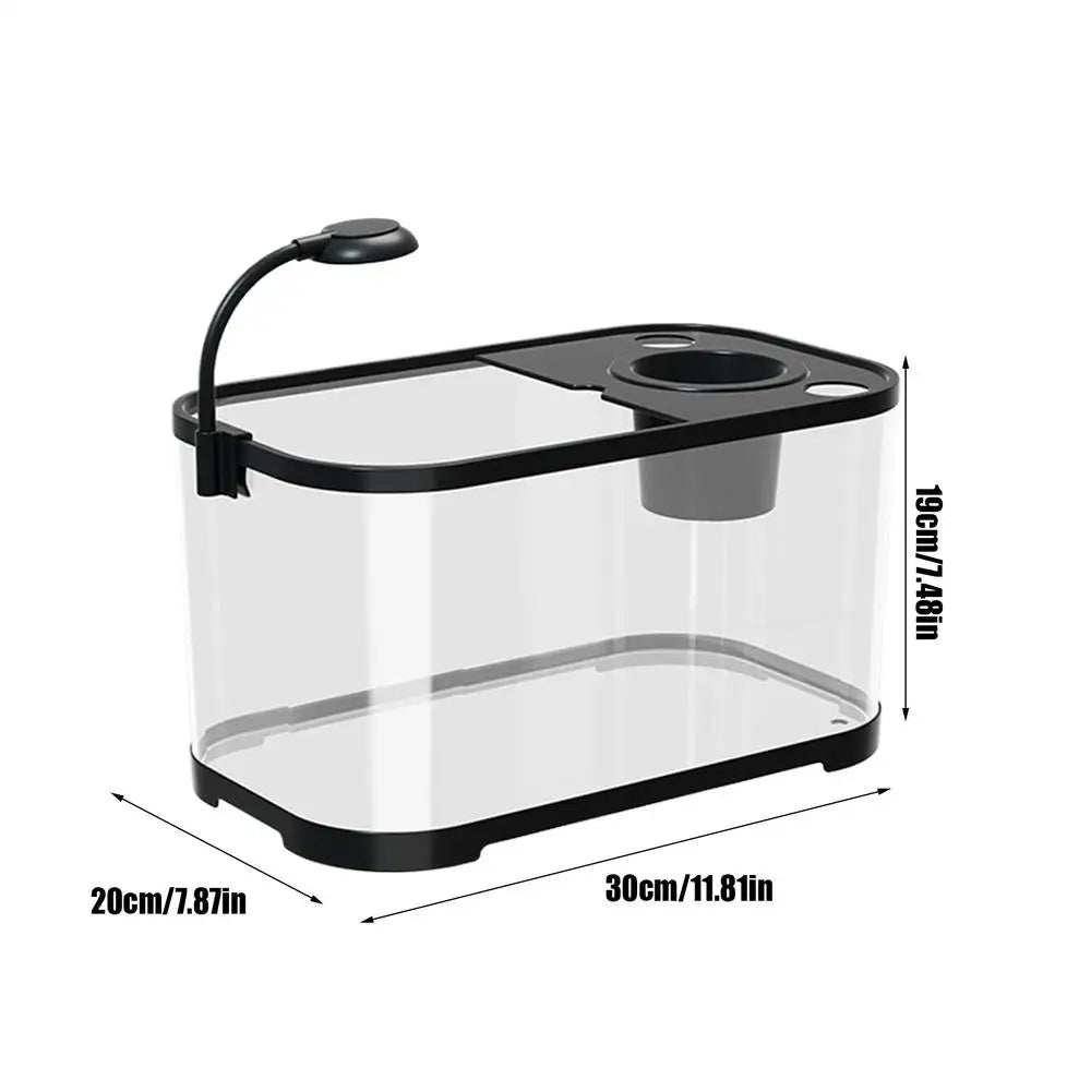 Aquarium Kit Small Betta Fish Tank