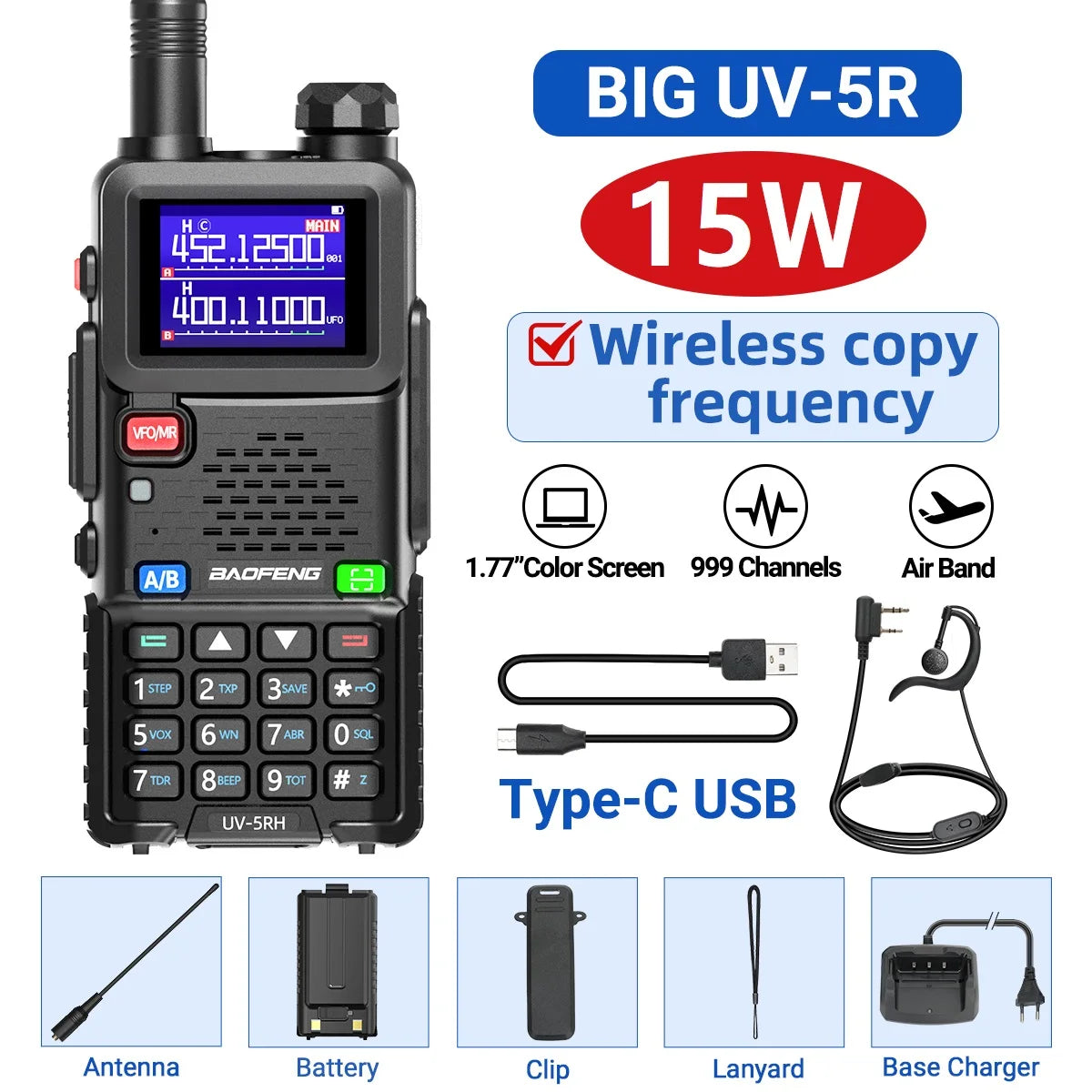 Air Band Walkie Talkie Long Range Wirless