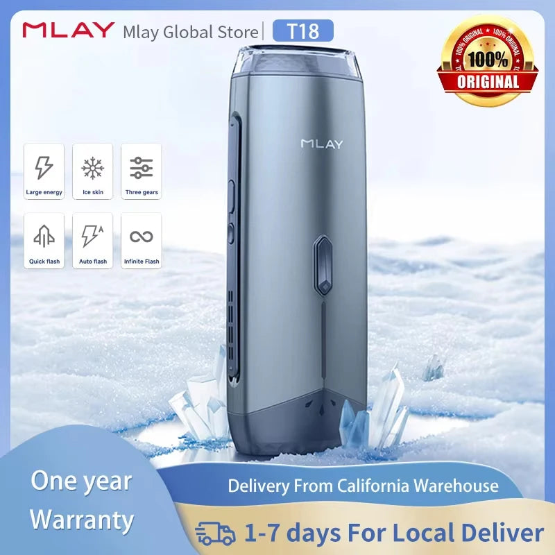Mlay T18 Unlimited Shots IPL Hair Removal