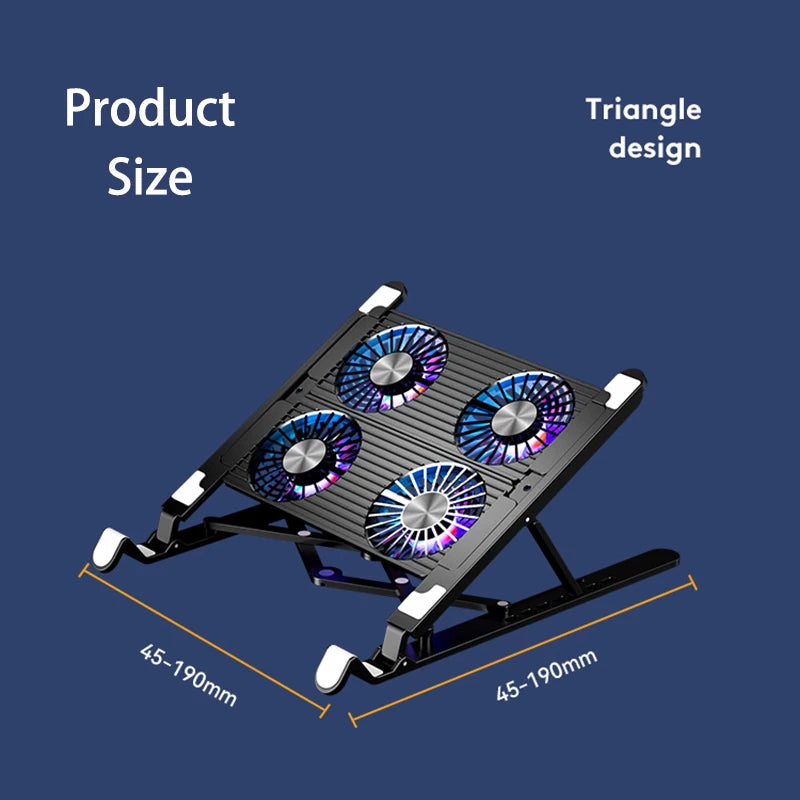 New Laptop Cooler Base Stand Foldable Laptop