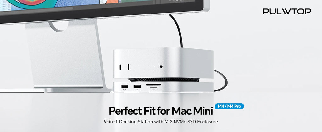 Mac Mini M4 Dock with 4TB SSD Enclosure,