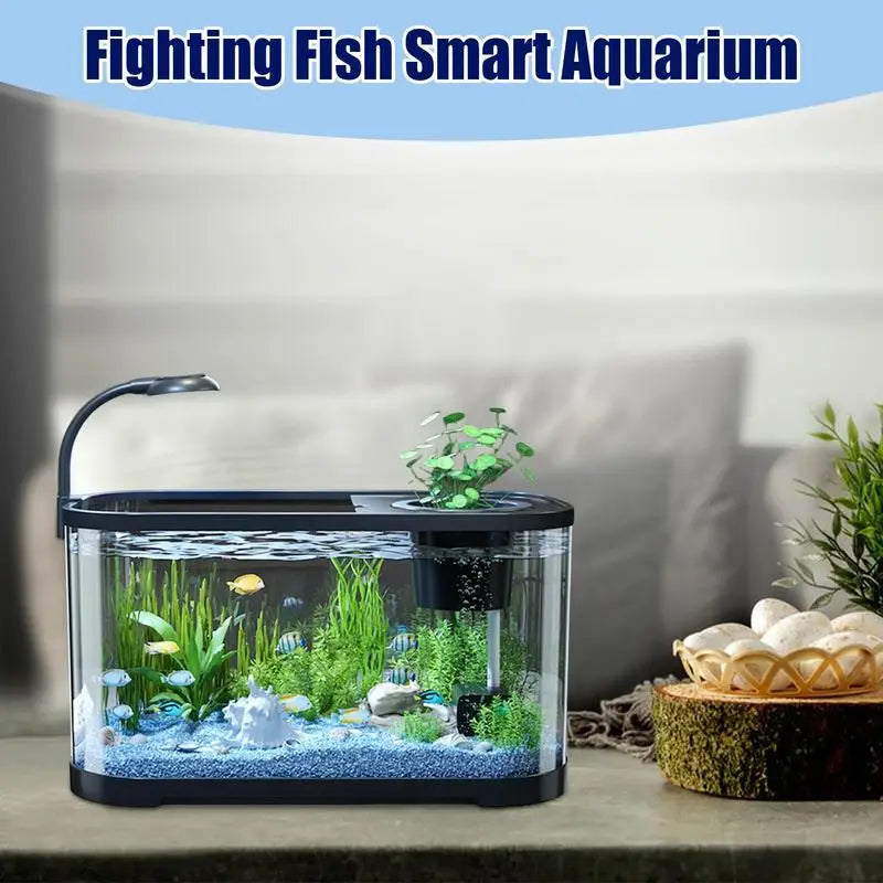 Aquarium Kit Small Betta Fish Tank