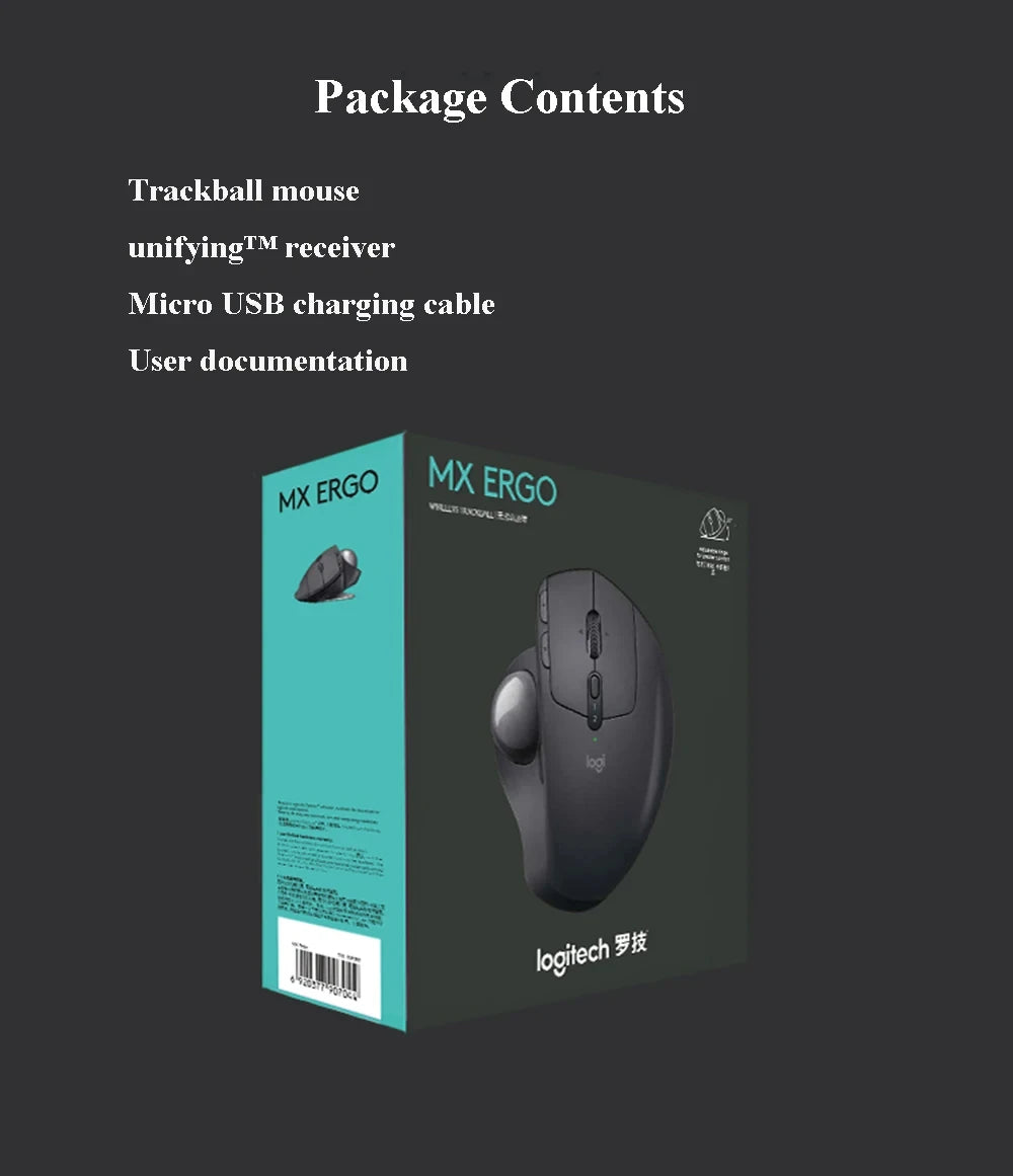Trackball Mouse Logitech MX Ergo S Wireless
