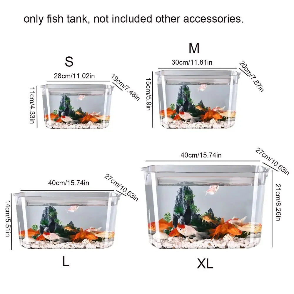 Transparent Explosion-proof Plastic Fish Tank