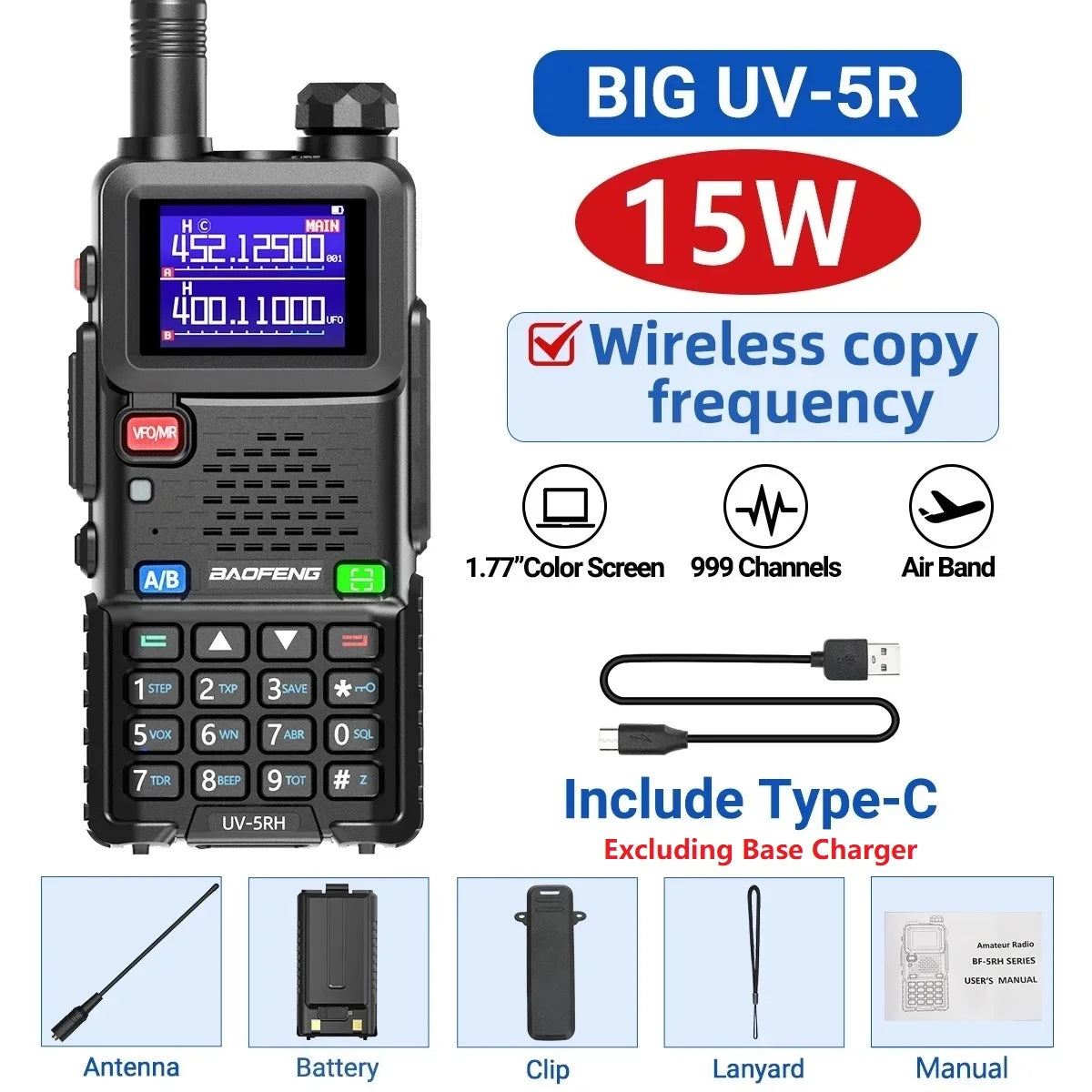 Air Band Walkie Talkie Long Range Wirless