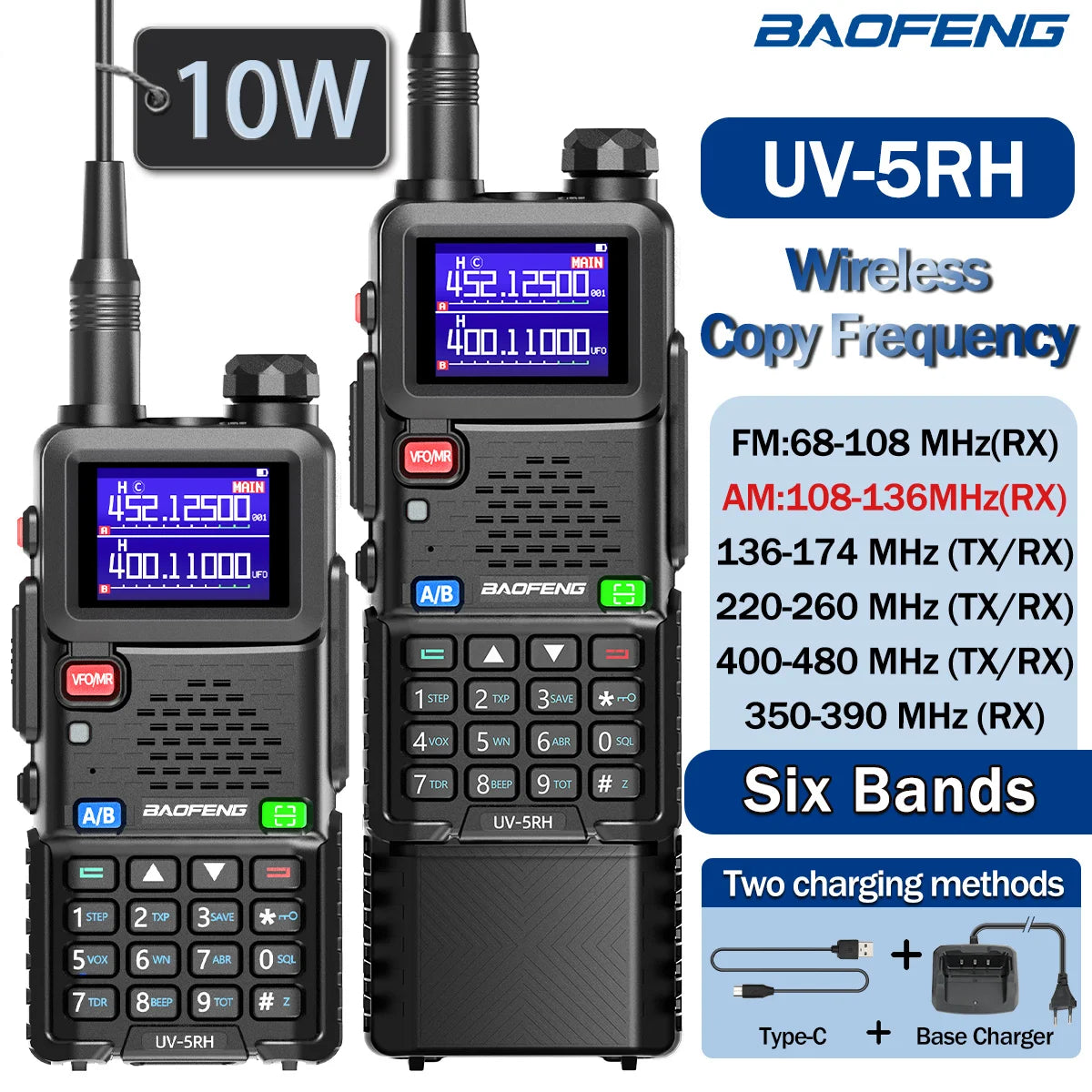 Air Band Walkie Talkie Long Range Wirless