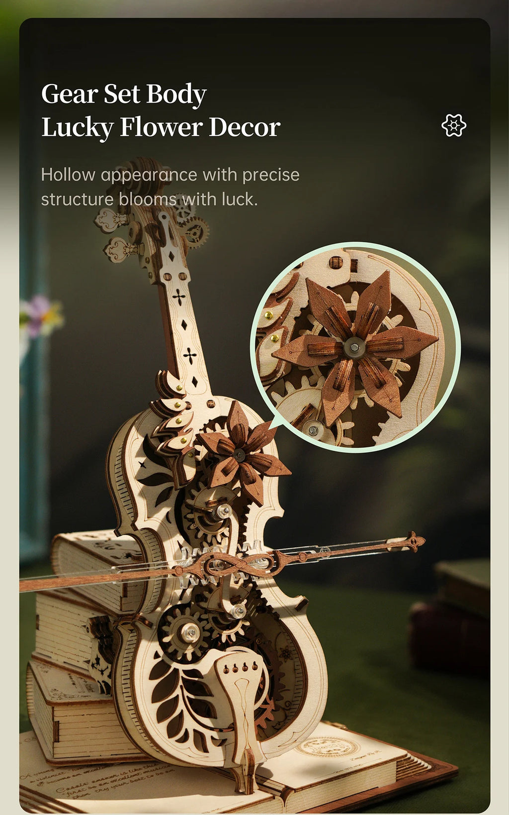 Wooden Puzzle Magic Robotime ROKR 3D