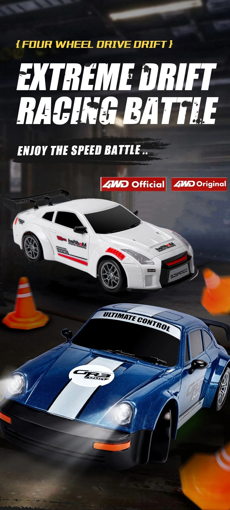 RC Car Toy New 4WD Remote Control Drift Car