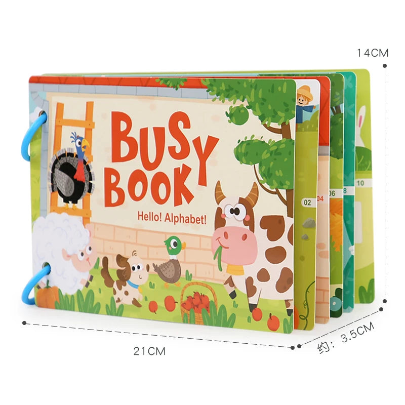 New Montessori Scene Stickers for Children DIY Hand