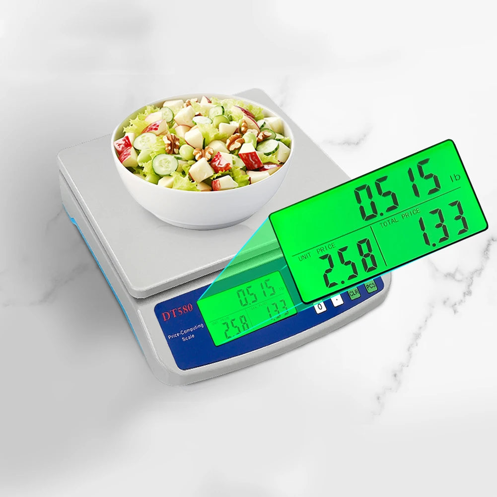 40kg/1g Price Computing Scale LCD Display