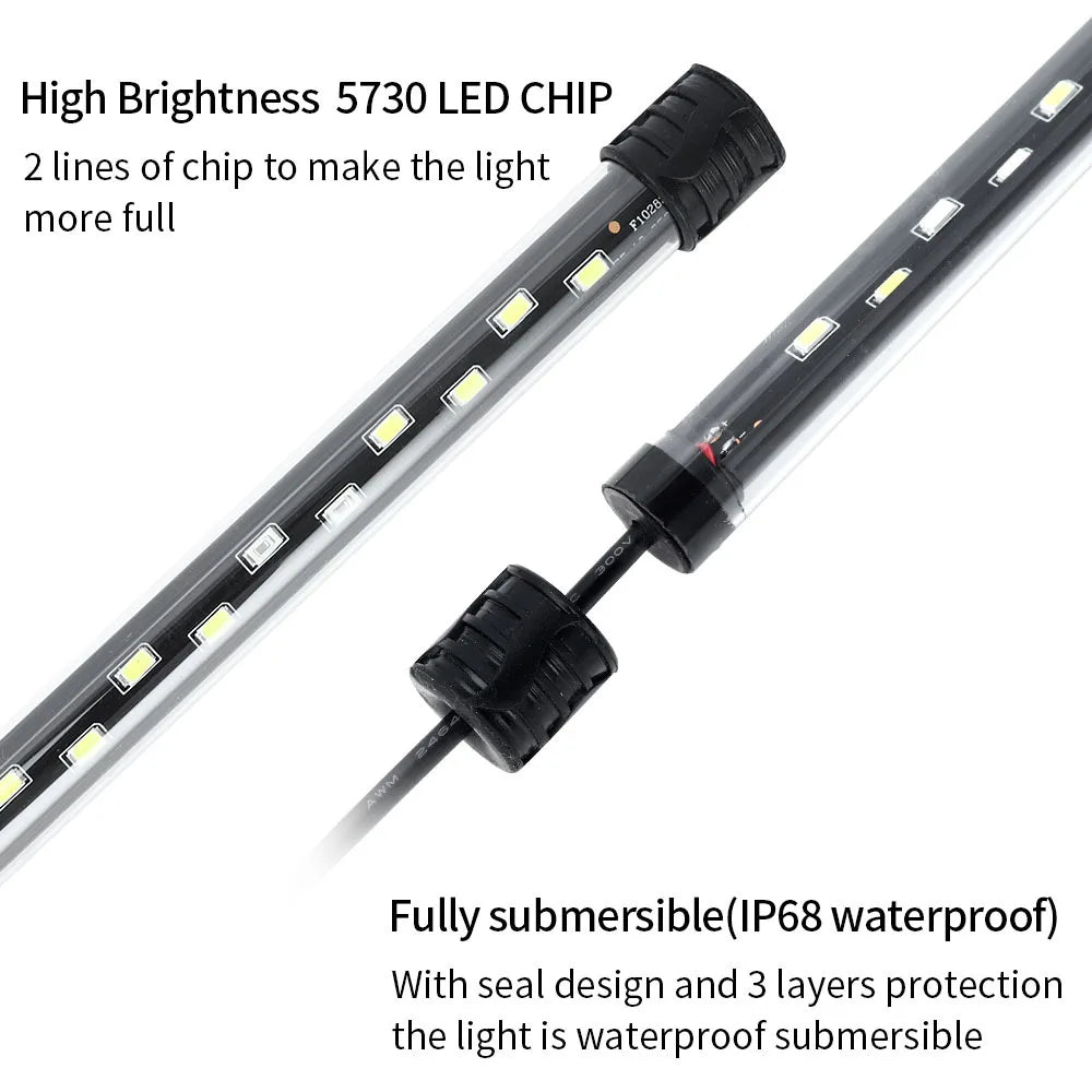 Waterproof Submersible Fish Tank Lamp