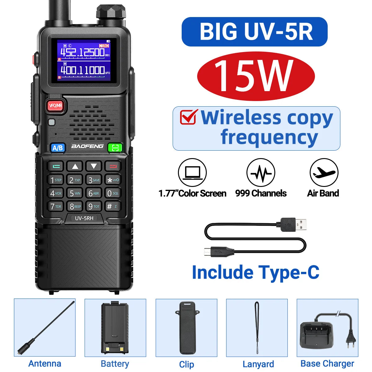 Air Band Walkie Talkie Long Range Wirless