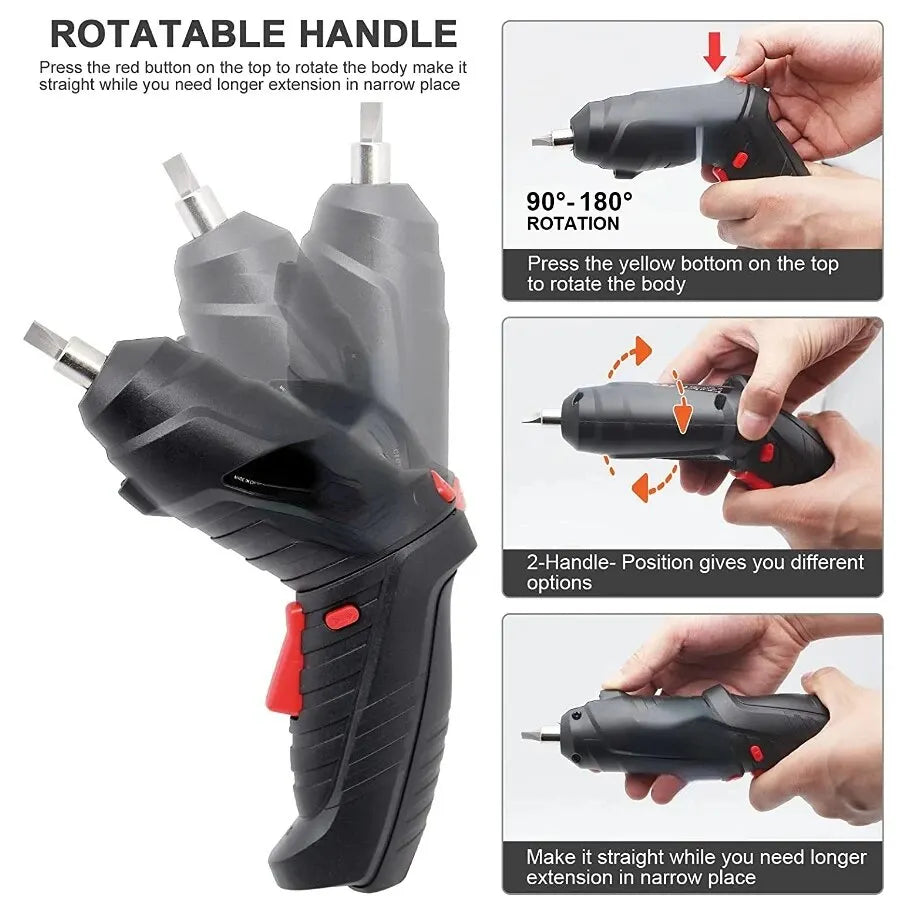 Electric screw driver Mini Household Electric Drill Rotated Cordless Screwdriver
