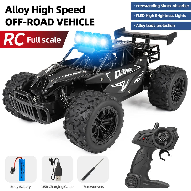 Racing Toy Car RC8 2.4GRC Proportional Throttle Alloy Remote Control Car