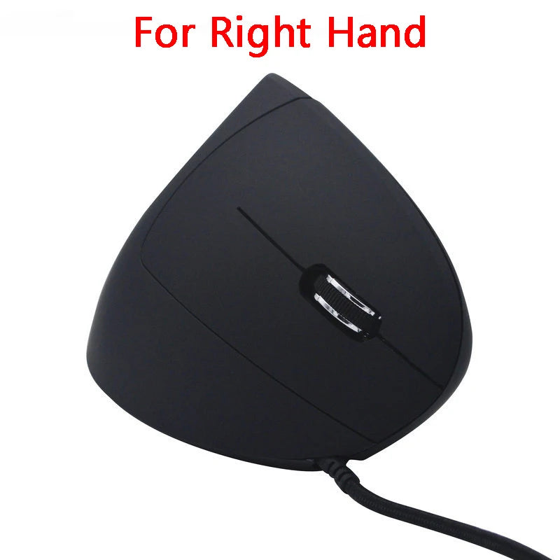 Vertical Wireless USB Mouse Ergonomic Rechargeable Portable
