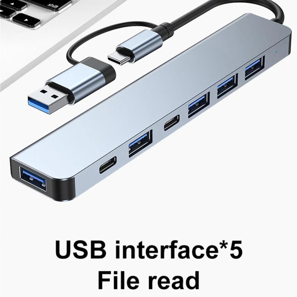 USB C Hub USB Splitter 7 in 1