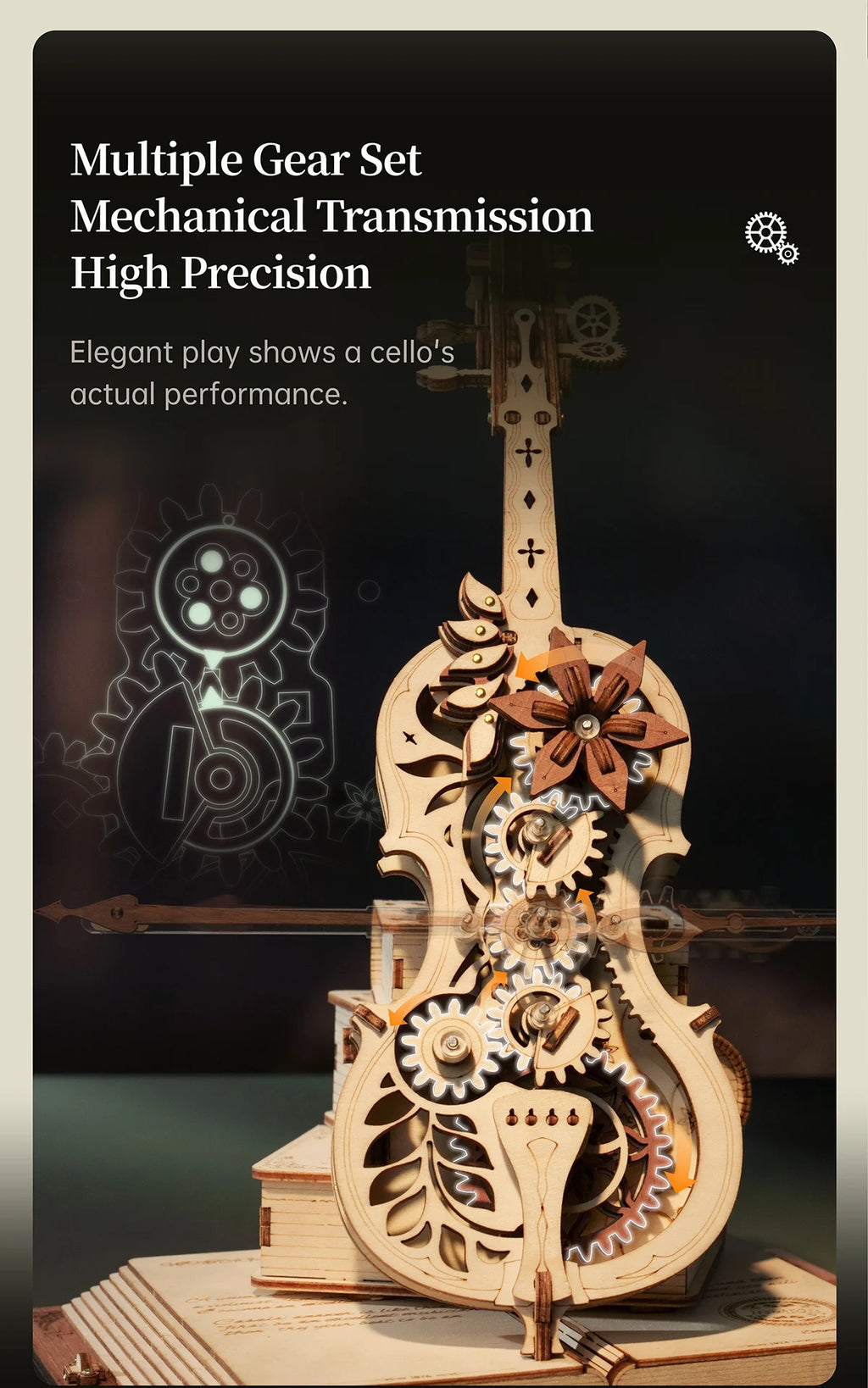 Wooden Puzzle Magic Robotime ROKR 3D