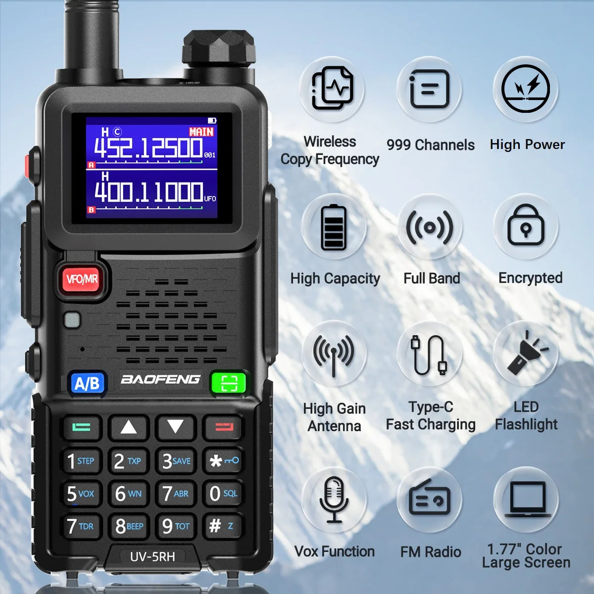 Air Band Walkie Talkie Long Range Wirless