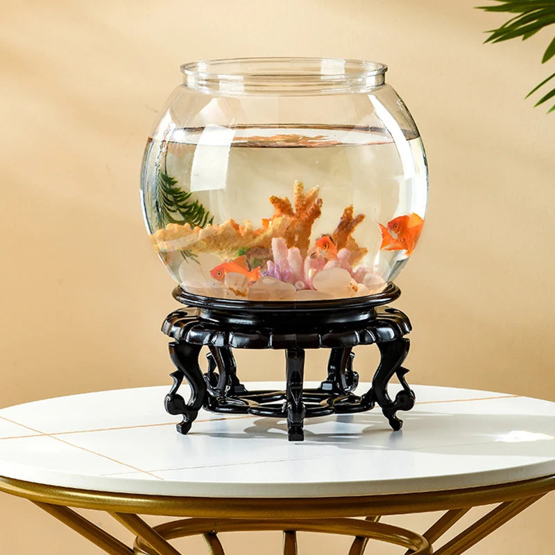 Transparent Round Ornamental Fish Tank