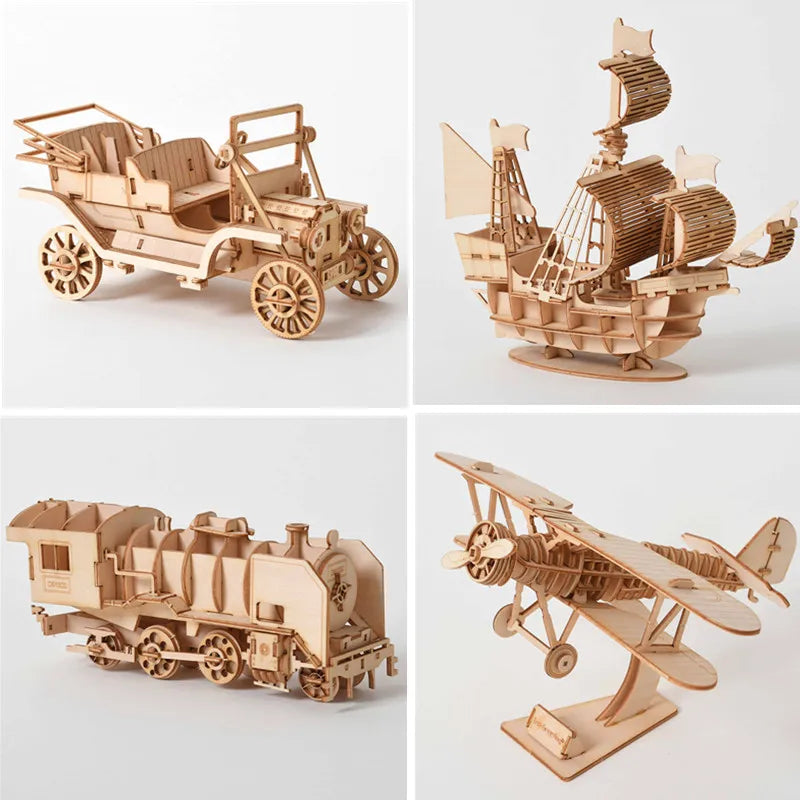 Ship 3d wooden puzzle