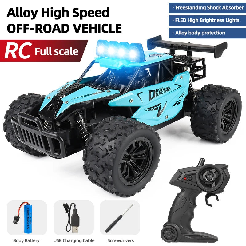 Racing Toy Car RC8 2.4GRC Proportional Throttle Alloy Remote Control Car