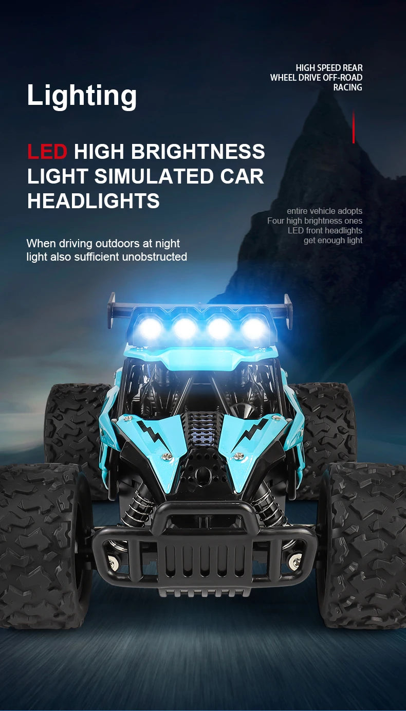 Racing Toy Car RC8 2.4GRC Proportional Throttle Alloy Remote Control Car