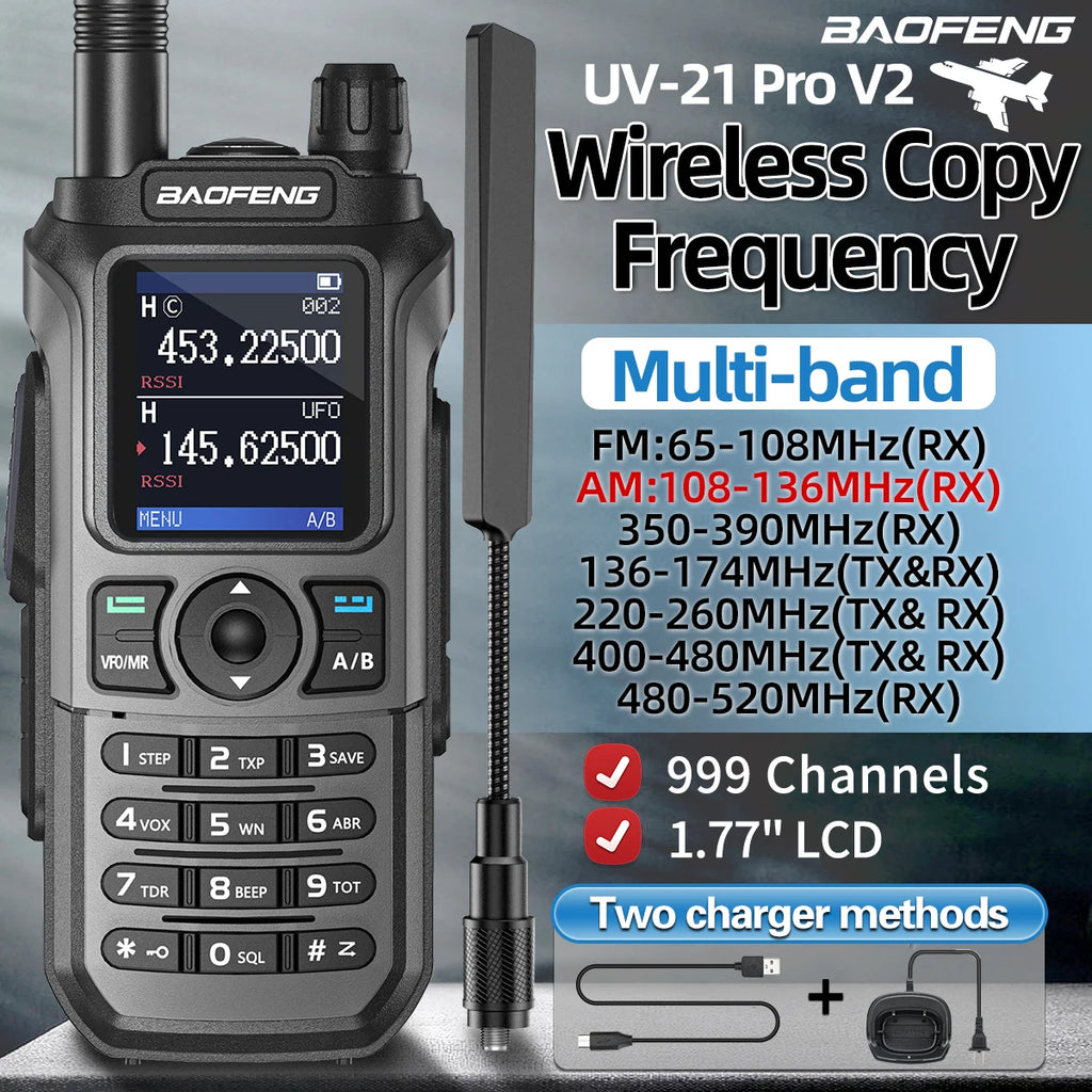 Walkie Talkie 16 KM Baofeng UV 21 Pro