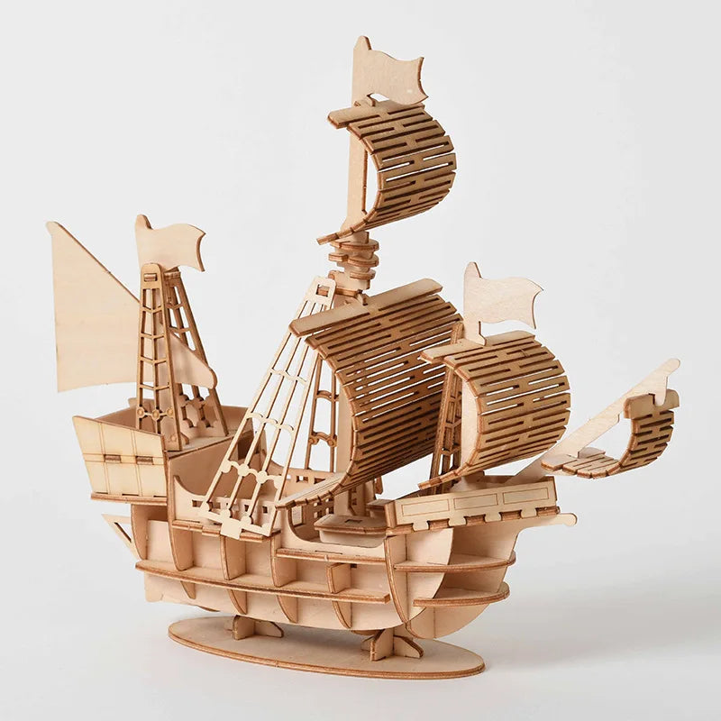 Ship 3d wooden puzzle