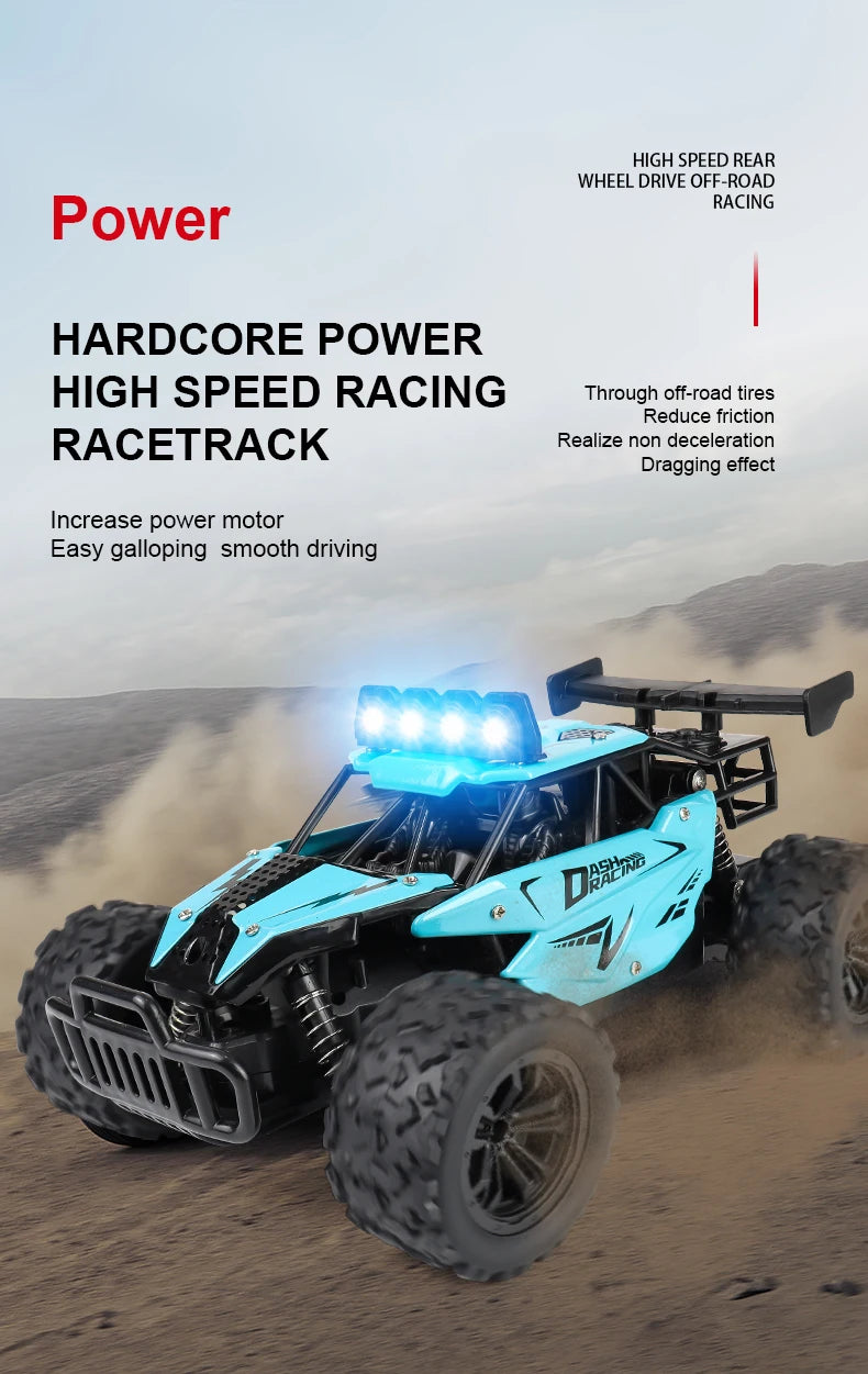 Racing Toy Car RC8 2.4GRC Proportional Throttle Alloy Remote Control Car