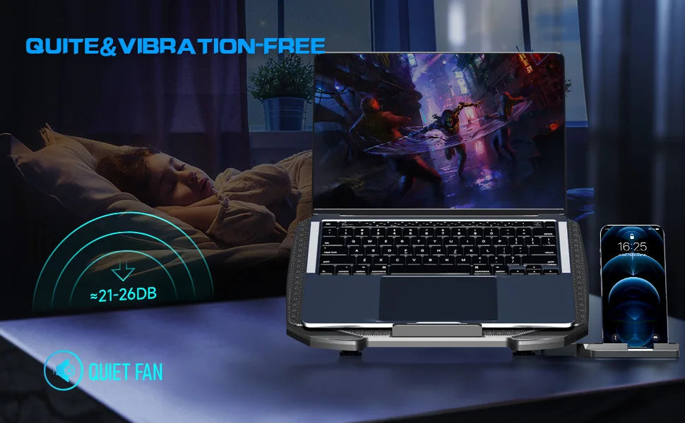 Cooler Stand Laptop Cooling pad for 12-17 Inch