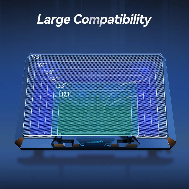Laptop Cooling Pad with 12 Quiet Fan