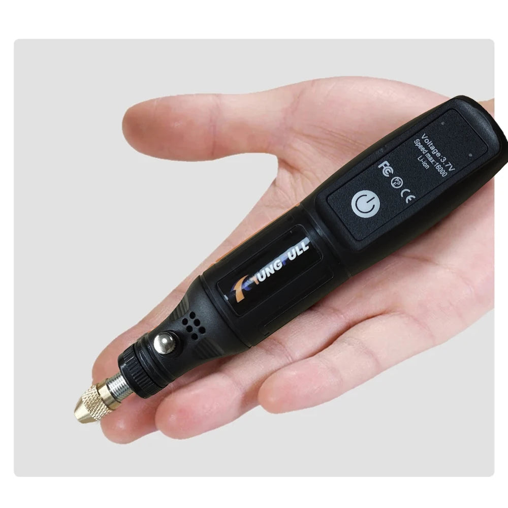 Mini Electric Drill USB Wireless Mini Handheld Drill Rotary Tool