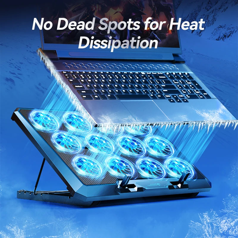Laptop Cooling Pad with 12 Quiet Fan