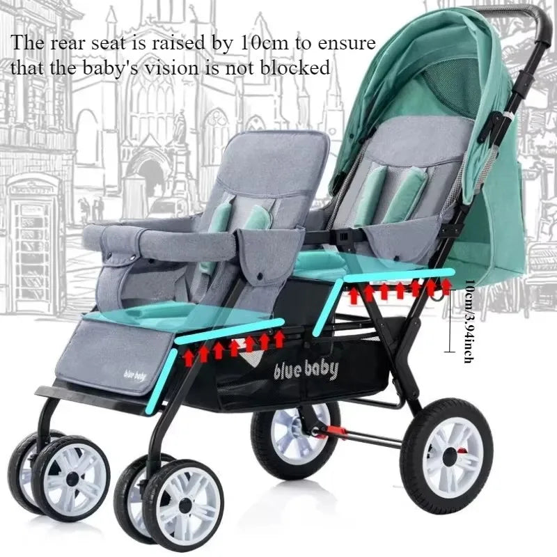 Double Baby Stroller