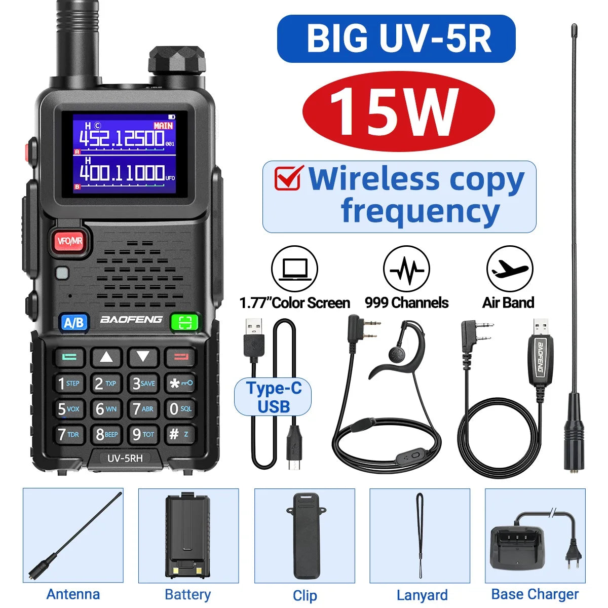 Air Band Walkie Talkie Long Range Wirless