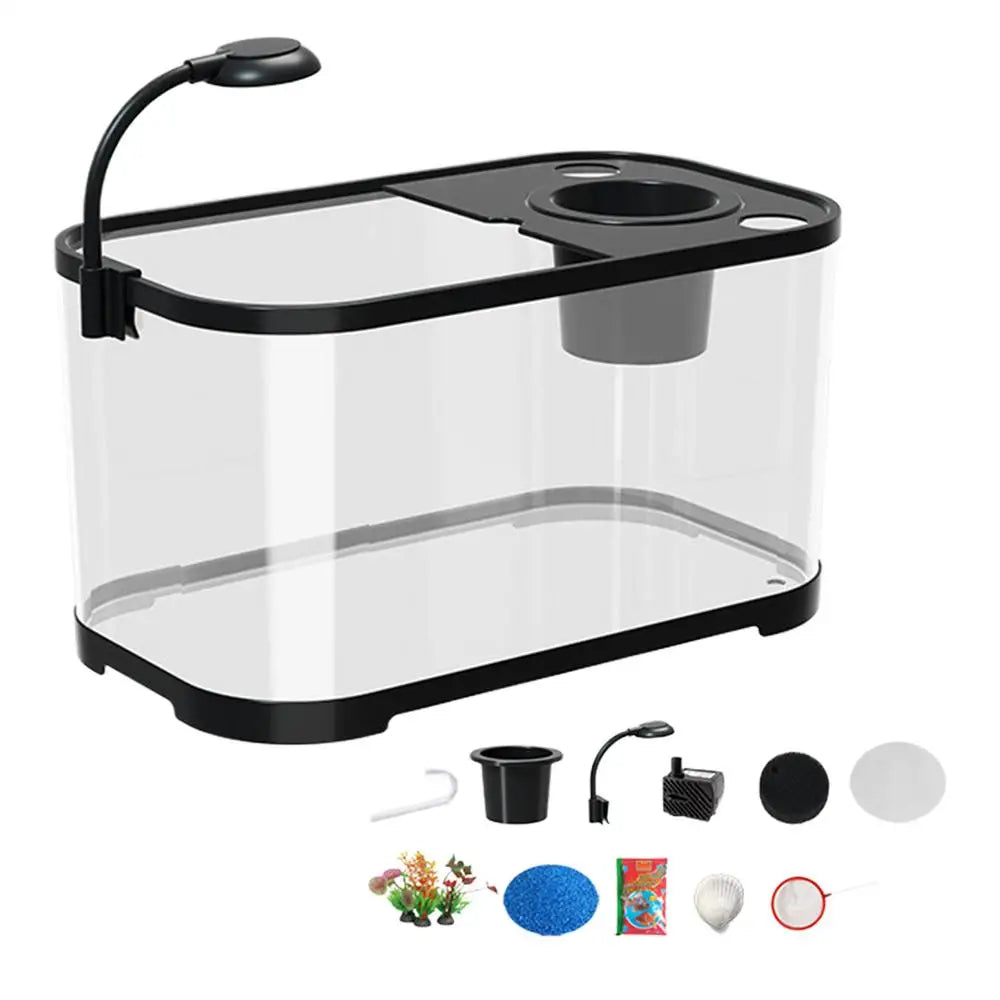 Aquarium Kit Small Betta Fish Tank
