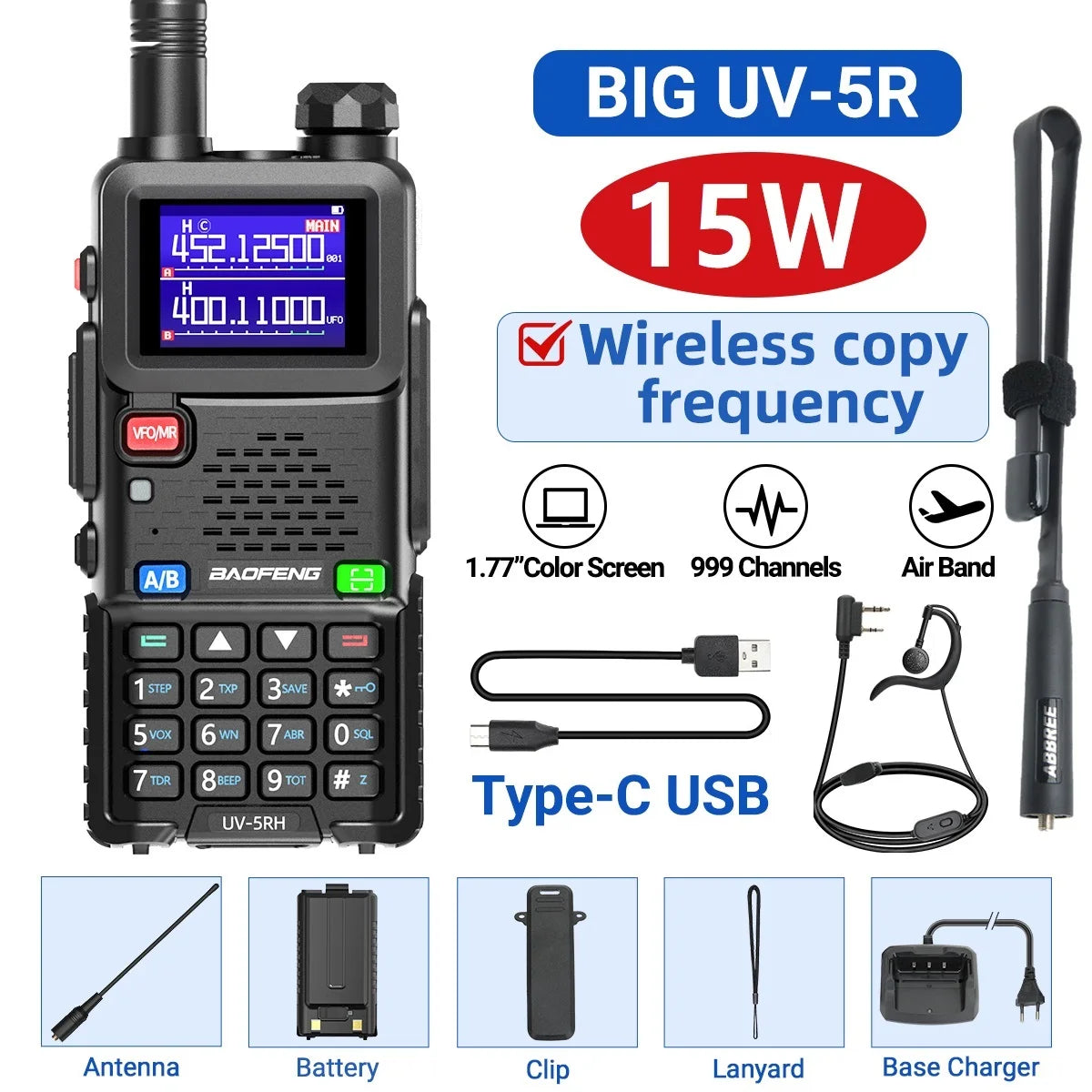 Air Band Walkie Talkie Long Range Wirless