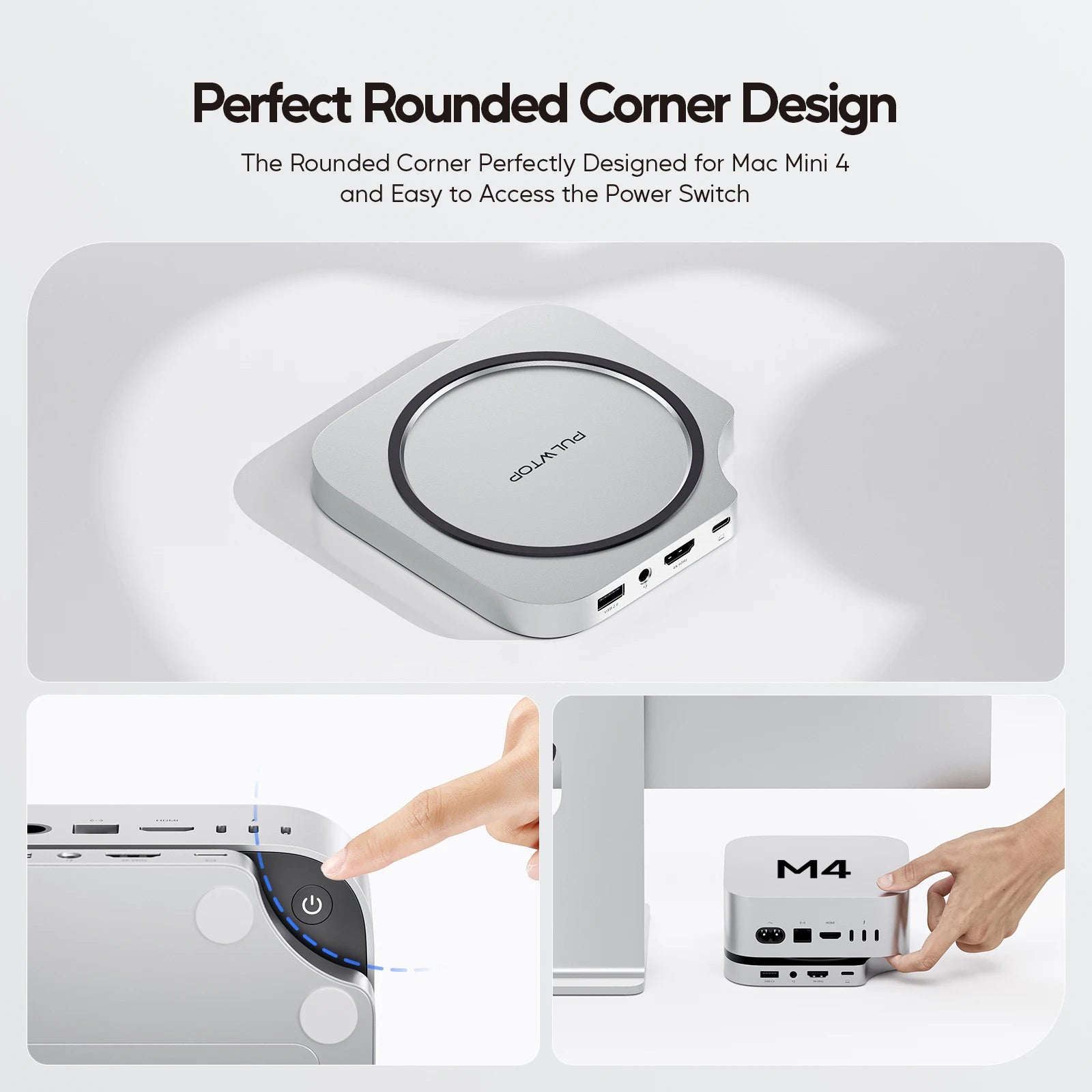 Mac Mini M4 Dock with 4TB SSD Enclosure,