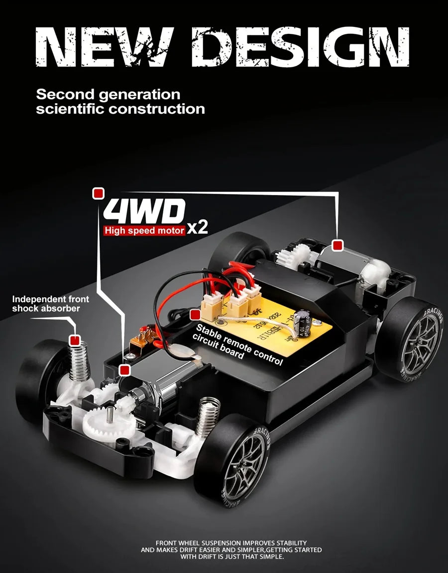 RC Car Toy New 4WD Remote Control Drift Car