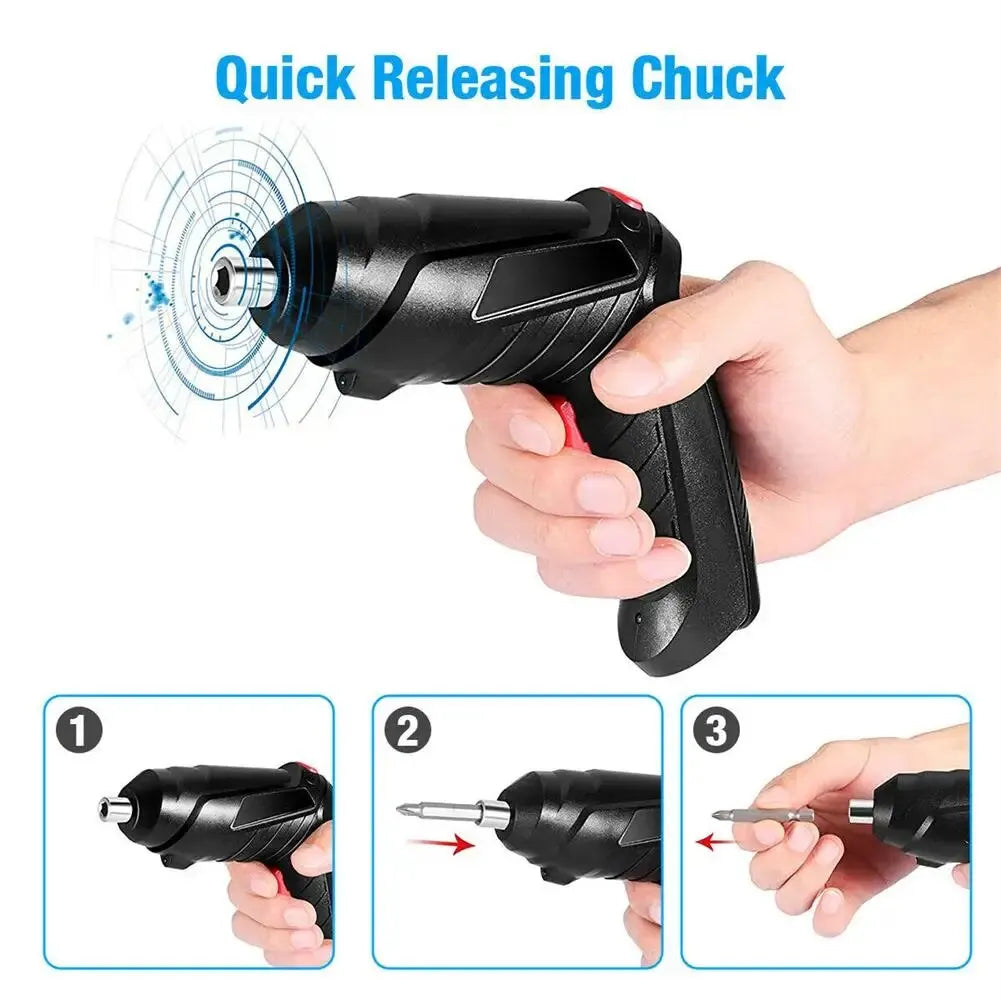 Electric screw driver Mini Household Electric Drill Rotated Cordless Screwdriver
