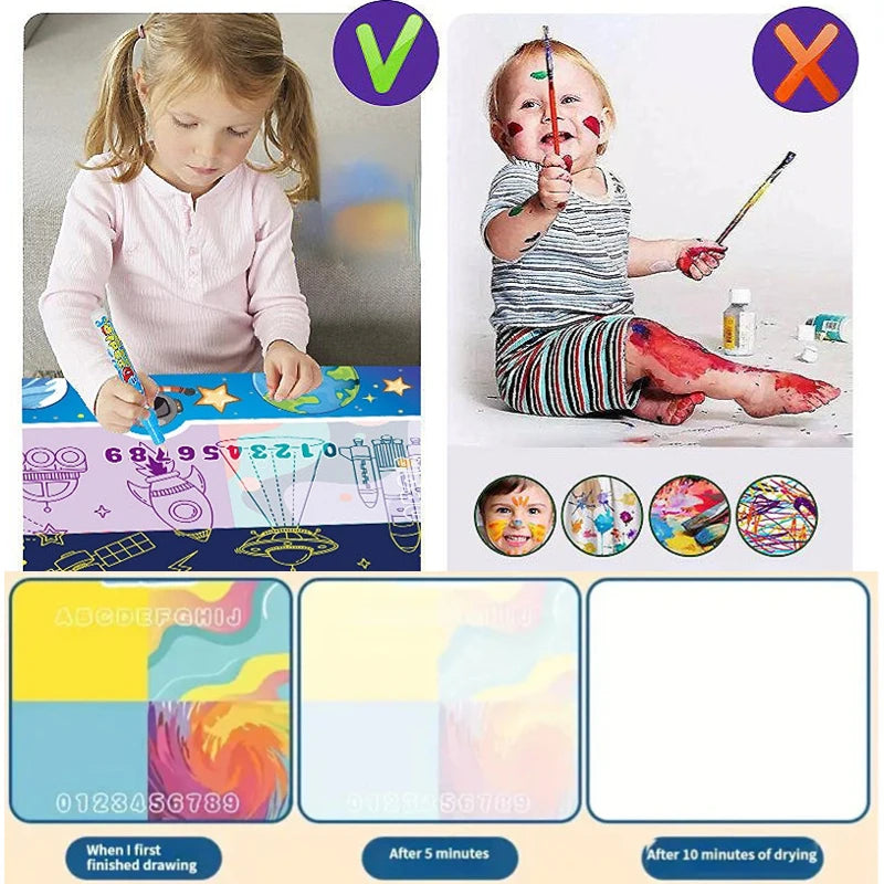 Magic Water Drawing Mat Coloring D