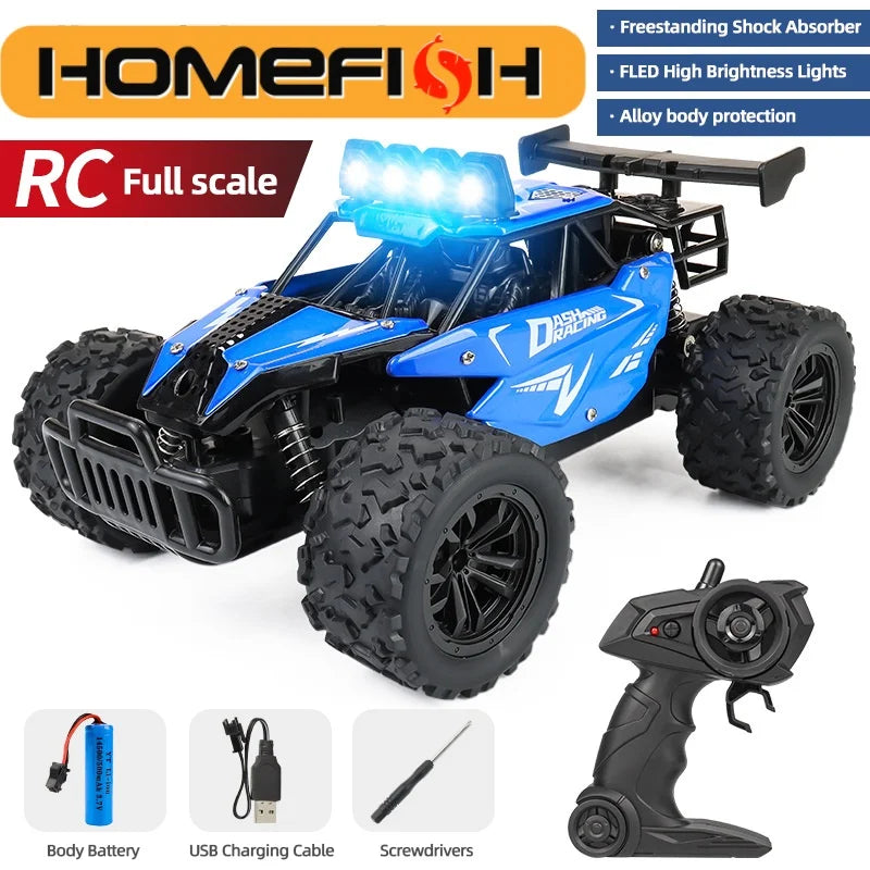 Racing Toy Car RC8 2.4GRC Proportional Throttle Alloy Remote Control Car