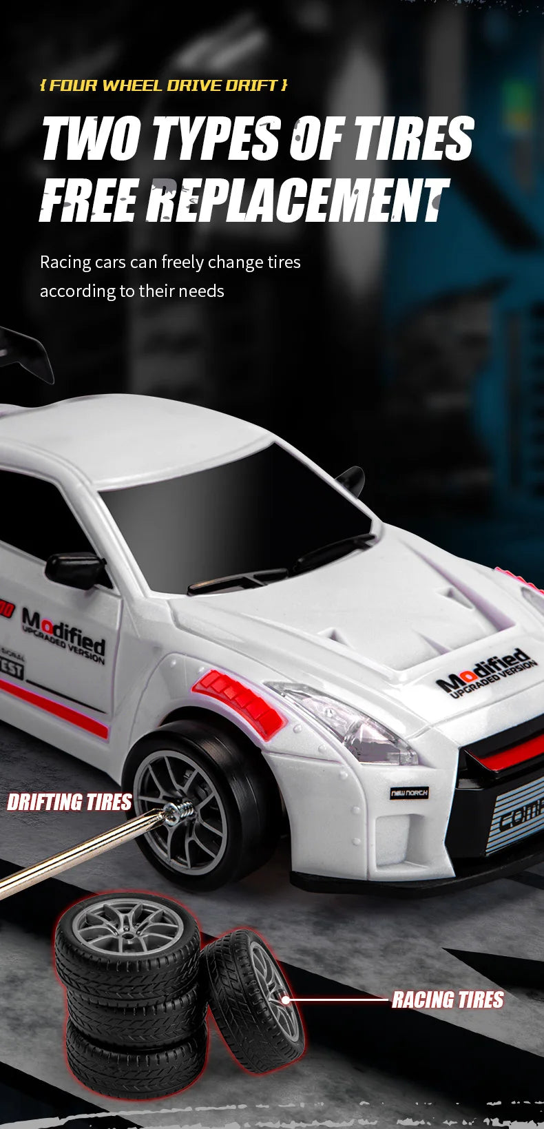 RC Car Toy New 4WD Remote Control Drift Car