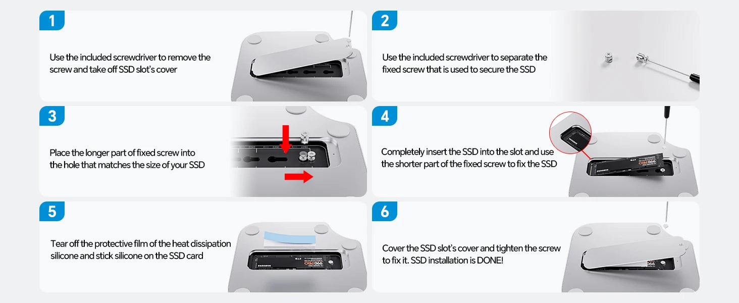 Mac Mini M4 Dock with 4TB SSD Enclosure,