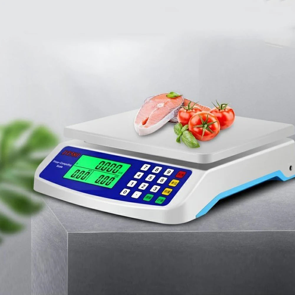 40kg/1g Price Computing Scale LCD Display
